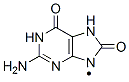 9H-Purin-9-yl,  2-amino-1,6,7,8-tetrahydro-6,8-dioxo-  (9CI) Struktur