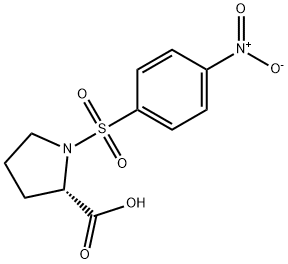 1-[(4-NITROPHENYL)SULFONYL]PYRROLIDINE-2-CARBOXYLIC ACID Struktur