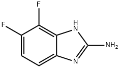 1H-Benzimidazol-2-amine,  6,7-difluoro- Struktur