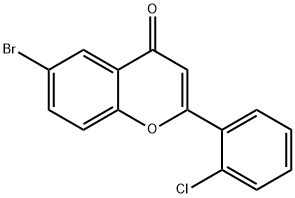 6-BROMO-2'-CHLOROFLAVONE Struktur