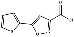 5-(2-THIENYL)-3-ISOXAZOLECARBONYL CHLORIDE Struktur