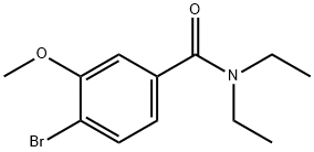 N,N-DIETHYL 4-BROMO-3-METHOXYBENZAMIDE 98 Struktur