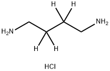 1,4-BUTANE-2,2,3,3-D4-DIAMINE 2HCL Struktur