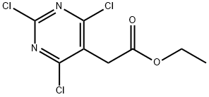 (2,4,6-三氯嘧啶-5-基)乙酸乙酯 結(jié)構(gòu)式