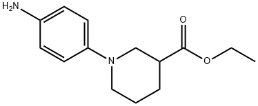 1-(4-AMINO-PHENYL)-PIPERIDINE-3-CARBOXYLIC ACID ETHYL ESTER Struktur