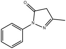 5-Methyl-2-phenyl-1,2-dihydropyrazol-3-one Structure