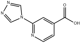 2-(4H-1,2,4-triazol-4-yl)isonicotinic acid(SALTDATA: FREE) Struktur