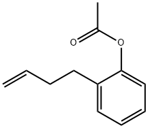 4-(2-ACETOXYPHENYL)-1-BUTENE Struktur