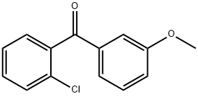 2-CHLORO-3'-METHOXYBENZOPHENONE Struktur