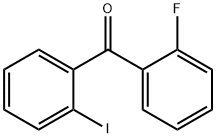 (2-Fluorophenyl)-(2-iodophenyl)-methanone Struktur