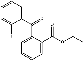 2-ETHOXYCARBONYL-2'-IODOBENZOPHENONE Struktur