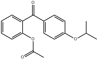 2-ACETOXY-4'-ISOPROPOXYBENZOPHENONE Struktur