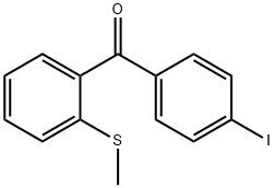 4-IODO-2'-THIOMETHYLBENZOPHENONE Struktur