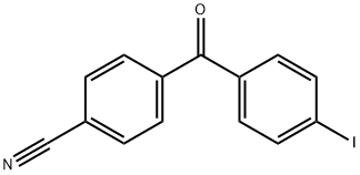 4-CYANO-4'-IODOBENZOPHENONE Struktur