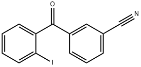 3-CYANO-2'-IODOBENZOPHENONE Struktur