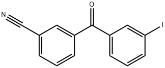 3-CYANO-3'-IODOBENZOPHENONE Struktur