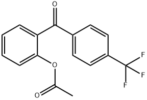 2-ACETOXY-4'-TRIFLUOROBENZOPHENONE Struktur