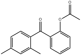 2-ACETOXY-2',4'-METHYLBENZOPHENONE Struktur