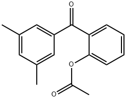 2-ACETOXY-3',5'-METHYLBENZOPHENONE Struktur