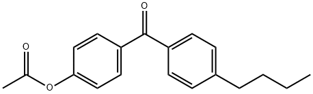 4-ACETOXY-4'-BUTYLBENZOPHENONE Struktur