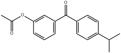 3-ACETOXY-4'-ISOPROPYLBENZOPHENONE Struktur