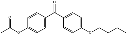 4-ACETOXY-4'-BUTOXYBENZOPHENONE Struktur