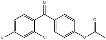 4-ACETOXY-2',4'-DICHLOROBENZOPHENONE Struktur