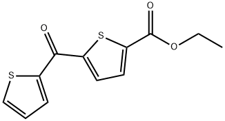 ETHYL 5-THENOYL-2-THIOPHENE CARBOXYLATE Struktur