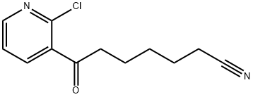 7-(2-CHLORO-3-PYRIDYL)-7-OXOHEPTANENITRILE Struktur