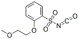 o-(2-methoxyethoxy)-benzene sulfonyl isocyanate Struktur