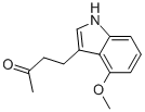 2-BUTANONE,4-(4-METHOXY-1H-INDOL-3-YL)- Struktur