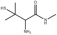 Butanamide,  2-amino-3-mercapto-N,3-dimethyl- Struktur