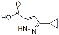 5-CYCLOPROPYL-2H-PYRAZOLE-3-CARBOXYLIC ACID Struktur