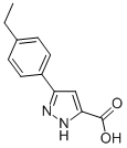 5-(4-ETHYL-PHENYL)-2H-PYRAZOLE-3-CARBOXYLIC ACID Struktur