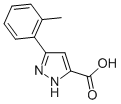 3-(2-METHYLPHENYL)-1H-PYRAZOLE-5-CARBOXYLIC ACID Struktur