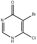 5-BROMO-6-CHLORO-4(3H)-PYRIMIDINONE Struktur