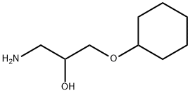 1-AMINO-3-CYCLOHEXYLOXY-PROPAN-2-OL Struktur