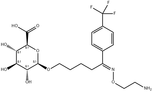 Desmethyl Fluvoxamine β-D-Glucuronide Struktur