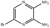 5-BROMO-PYRAZINE-2,3-DIAMINE Struktur