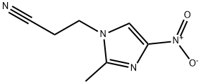 3-(2-METHYL-4-NITRO-1H-IMIDAZOL-1-YL)PROPIONITRILE Struktur