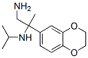 1,2-Propanediamine,  2-(2,3-dihydro-1,4-benzodioxin-6-yl)-N2-(1-methylethyl)- Struktur