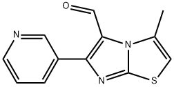 3-METHYL-6-(3-PYRIDINYL)IMIDAZO[2,1-B]THIAZOLE-5-CARBOXALDEHYDE Struktur