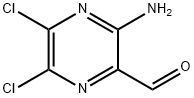 Pyrazinecarboxaldehyde, 3-aMino-5,6-dichloro- Struktur