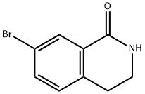 7-BROMO-3,4-DIHYDRO-2H-ISOQUINOLIN-1-ONE Struktur