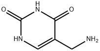 2,4(1H,3H)-Pyrimidinedione, 5-(aminomethyl)- (9CI) Struktur