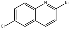 2-Bromo-6-chloroquinoline Struktur