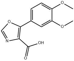 5-(2,4-DIMETHYOXYPHENYL)-1,3-OXAZOLE-4-CARBOXYLIC ACID Struktur