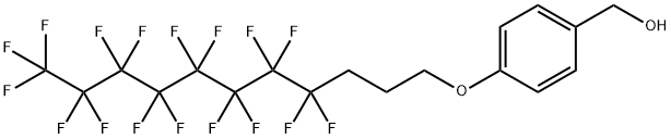 4-(1H,1H,2H,2H,3H,3H-PERFLUOROUNDECYLOXY)BENZYL ALCOHOL Struktur