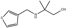 2-methyl-2-[(3-thienylmethyl)amino]-1-propanol Struktur