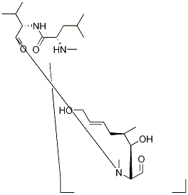 cyclosporine metabolite M17 Struktur